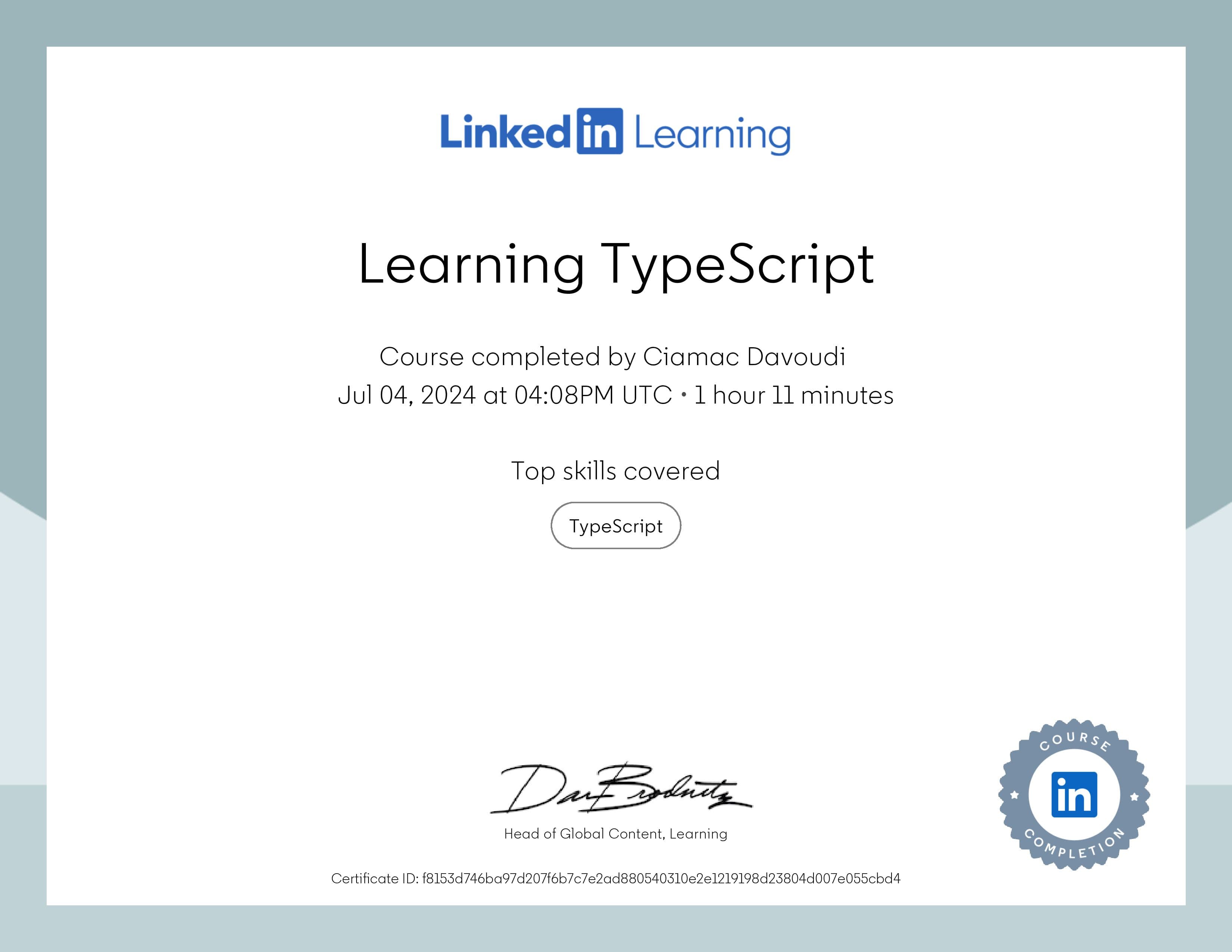 Certificate 26