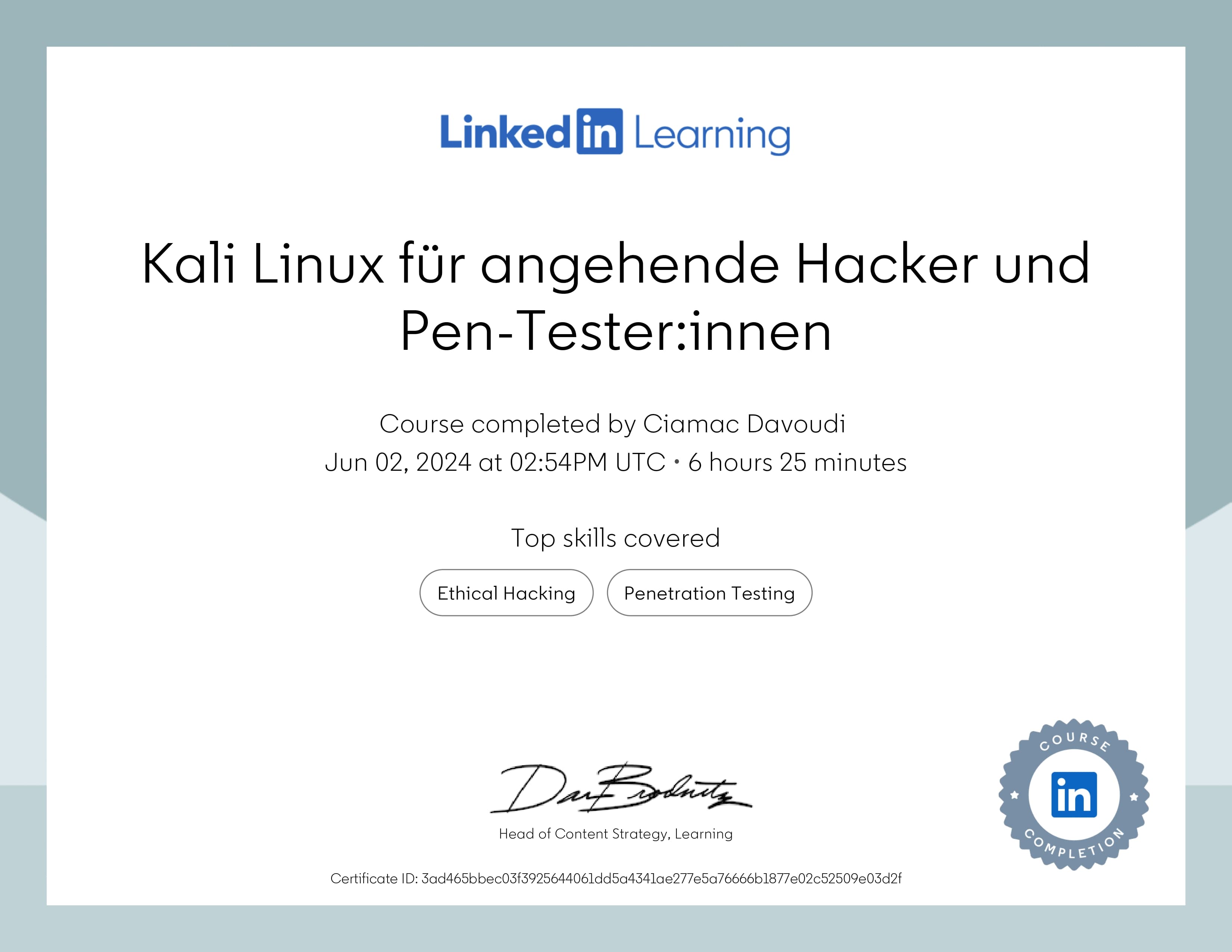 Certificate 14