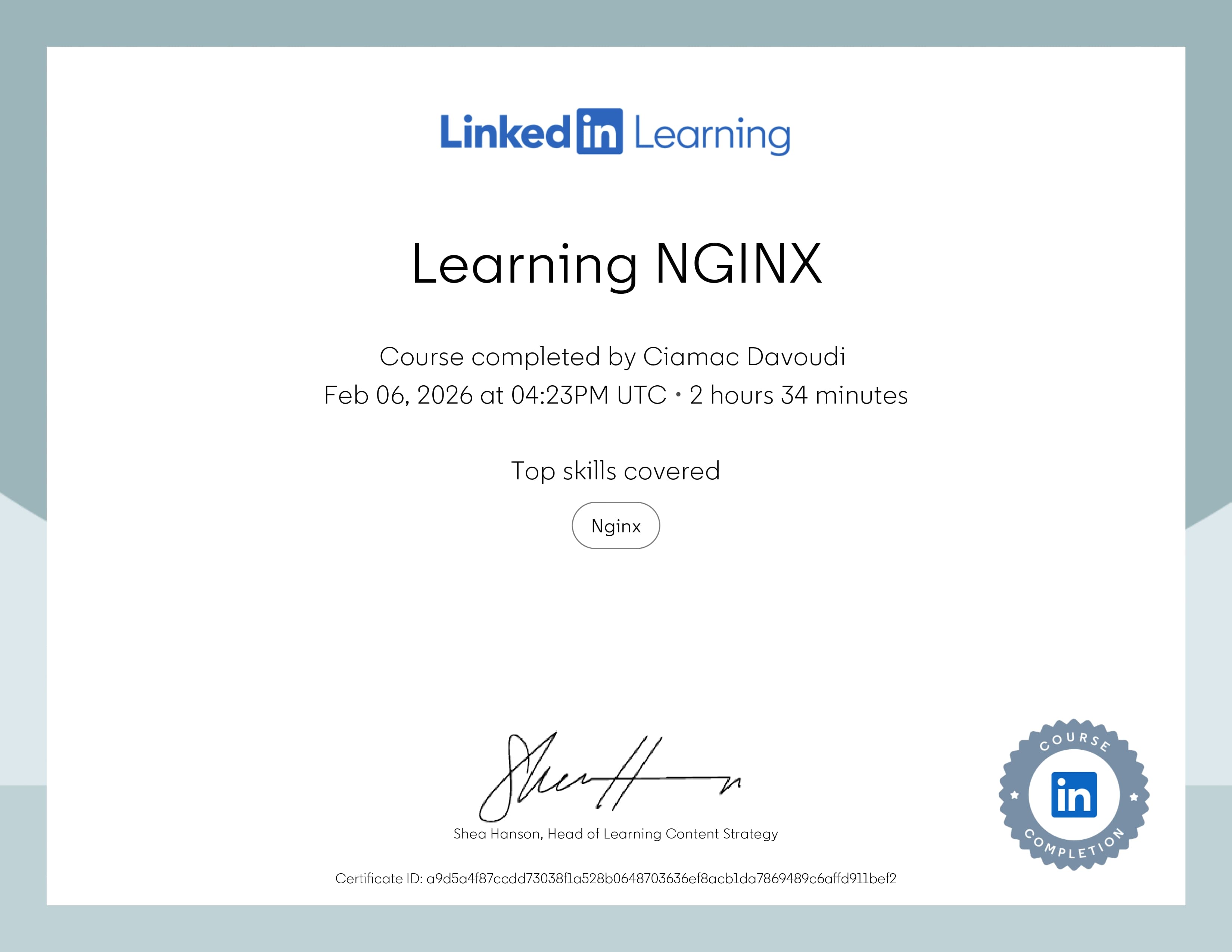 Certificate 47