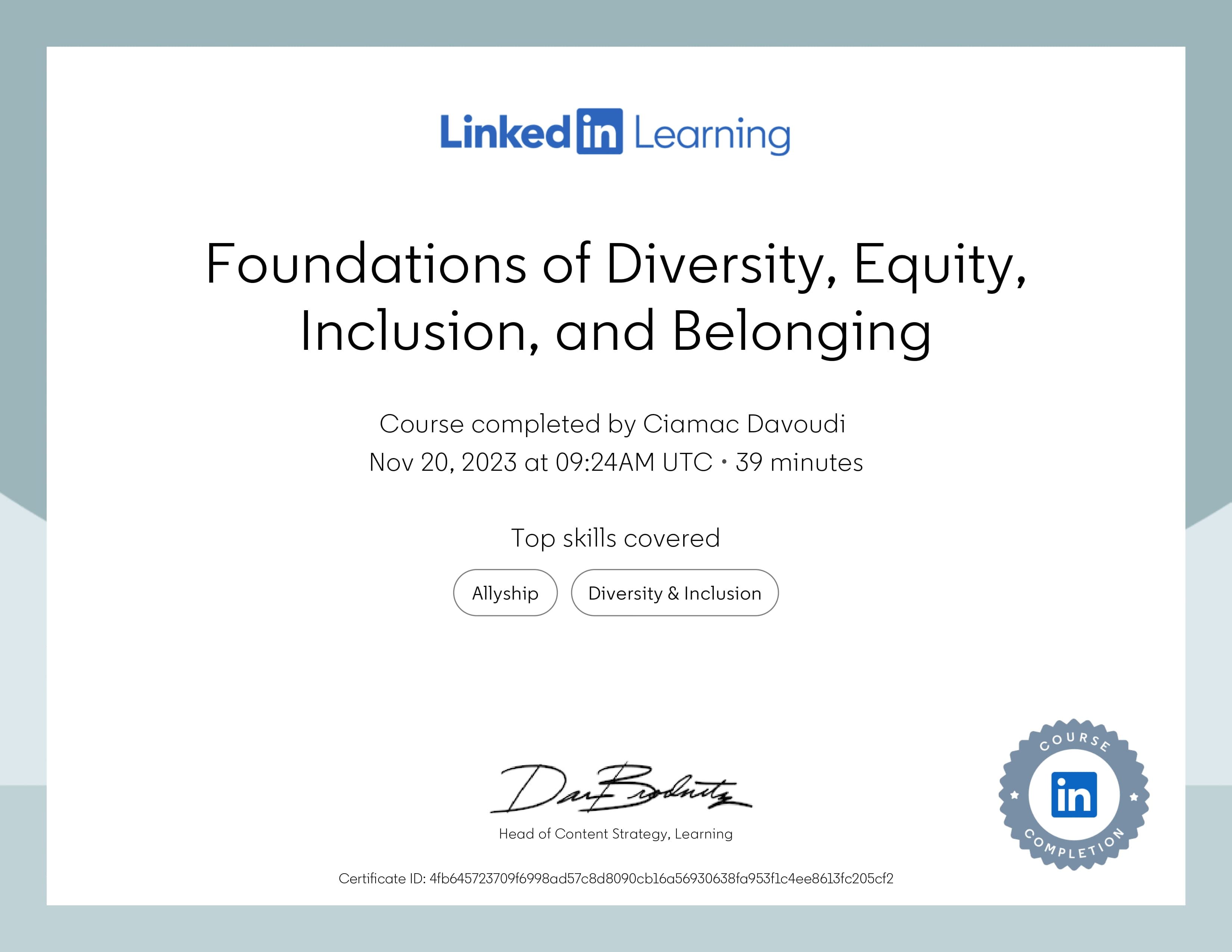 Certificate 6
